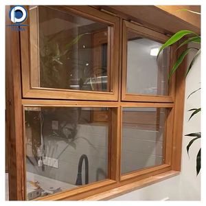 Prima Natural Solid Wooden <strong>Window</strong> Classical <strong>Style</strong> Pine Wood Awing <strong>Windows</strong> Folding Open <strong>Design</strong> with Steel <strong>Frame</strong> for House &amp; Villa - Product Image 4