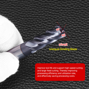 HUHAO High Efficiency Variable Helix Cnc End Mill <strong>16Mm</strong> 4 Flute End Mill <strong>Cutters</strong> for Metal Working 407290301 - Product Image 5