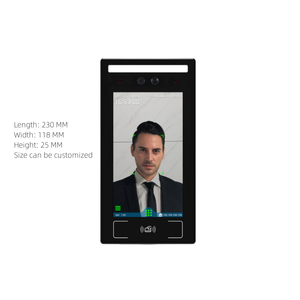 Dispositivo de reconocimiento facial Ant, control de acceso de reconocimiento facial de 8 pulgadas, acceso a la pantalla con reconocimiento facial de tarjeta IC/ID