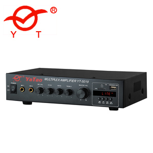 Sistema amplificador YT-5019 mono 60w con USB/SD/MIC/BT/ECO/pantalla