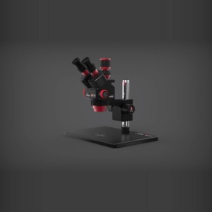 Base de microscopio trinocular YCS 6558S HD con 6, 5X58 Zoom 4K Kit de luz de cámara para teléfonos móviles PCB Reparación de herramientas eléctricas de soldadura - Product Image 2