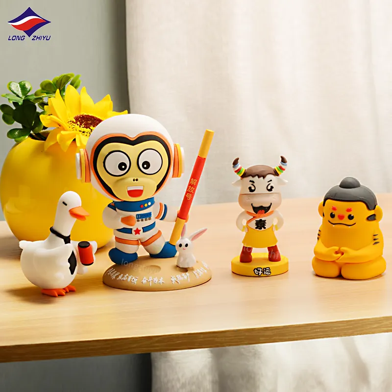Longzhiyu 17 Jahre Hersteller 3D PVC Figur Benutzer definierte Cartoon Film Charakter Kunststoff Handwerk Spielzeug Kind