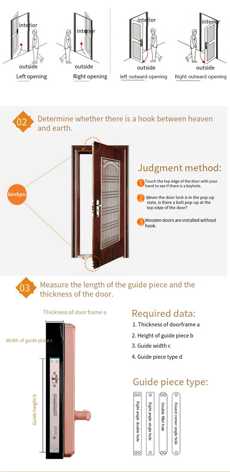 Intelligent door lock small program password lock key wiring-free smart key easy installation password fingerprint key door lock