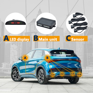 4 sensores, sistemas de advertencia de marcha atrás, asistente de estacionamiento delantero y trasero, sistema de sensor de estacionamiento de coche de ayuda inversa - Product Image 6