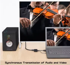 1080p <strong>VGA</strong> to HDTV+<strong>VGA</strong> Adapter Aluminum <strong>VGA</strong> to HD Converter with 3.5mm Audio and USB Power Interface