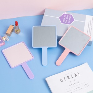 2025标签标志ABS塑料小紧凑型手持方形化妆镜定制女性化妆镜 - Product Image 5