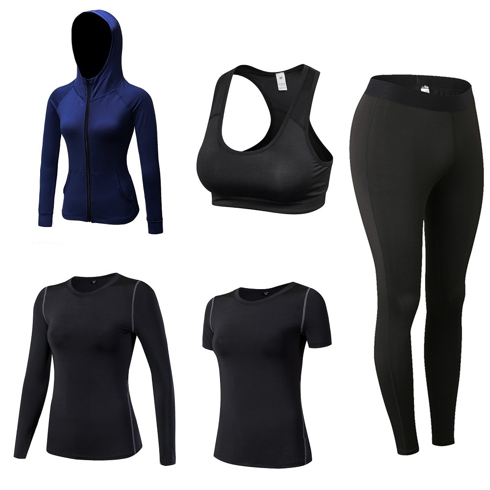 Blue Jacket+black