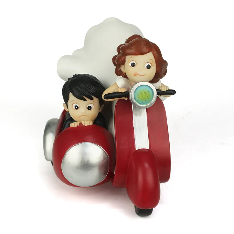 Custom cartoon resin craft Home Decor wedding decorations souvenir gift polyresin figurine