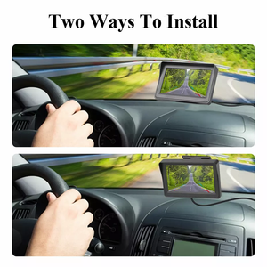 12V 4.3 Inch <strong>Lcd</strong> Car Screen Rear View Mirror Monitor With 4 LED <strong>Reverse</strong> Vehicle Backup Car Camera Video Player Parking <strong>System</strong> - Product Image 5