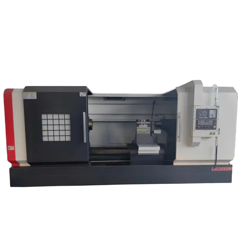 Penjualan pabrik mesin bubut yang banyak digunakan untuk mesin bubut benang CNC horizontal logam CK61125 CK61100