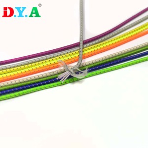 Stock multicolor redondo 2,5mm cordón elástico reflectante cuerda elástica reflectante - Product Image 2
