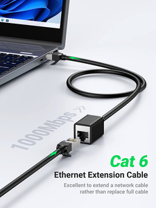 Cat 6 RJ45 cavo di prolunga Ethernet cavo Patch di rete connettore maschio-femmina per Modem Router Smart TV PC Computer portatile - Product Image 5