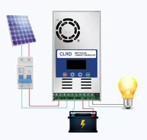 Хорошая цена, контроллер солнечной системы 12V 24V 36V 48V 60A, контроллер Солнечного Заряда MPPT