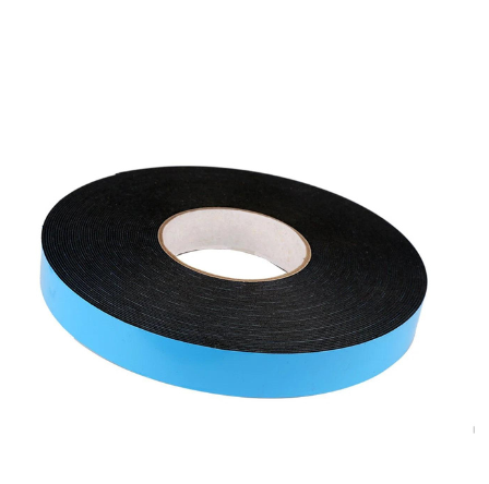 Schiuma nera con rivestimento blu