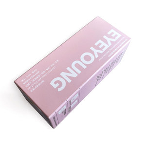 Toptan kozmetik kağıdı bakım çözümü için özelleştirilmiş pembe kontakt Lens kart kutusu paketi - Product Image 1