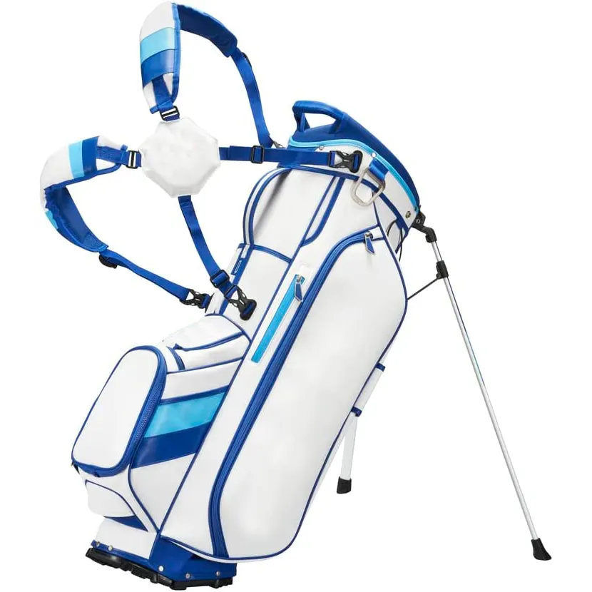 खेल गोल्फ यात्रा बैग यात्रा पुरुषों के साथ 6-रास्ता खड़े हो जाओ बैग टूर गोल्फ बैग कंधे का पट्टा