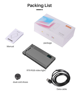 Ulanzi VIJIM R70 Metal tam renkli RGB LED Video işığı ile ayarlanabilir braket dağı DSLR SLR kamera işık PD hızlı şarj - Product Image 6