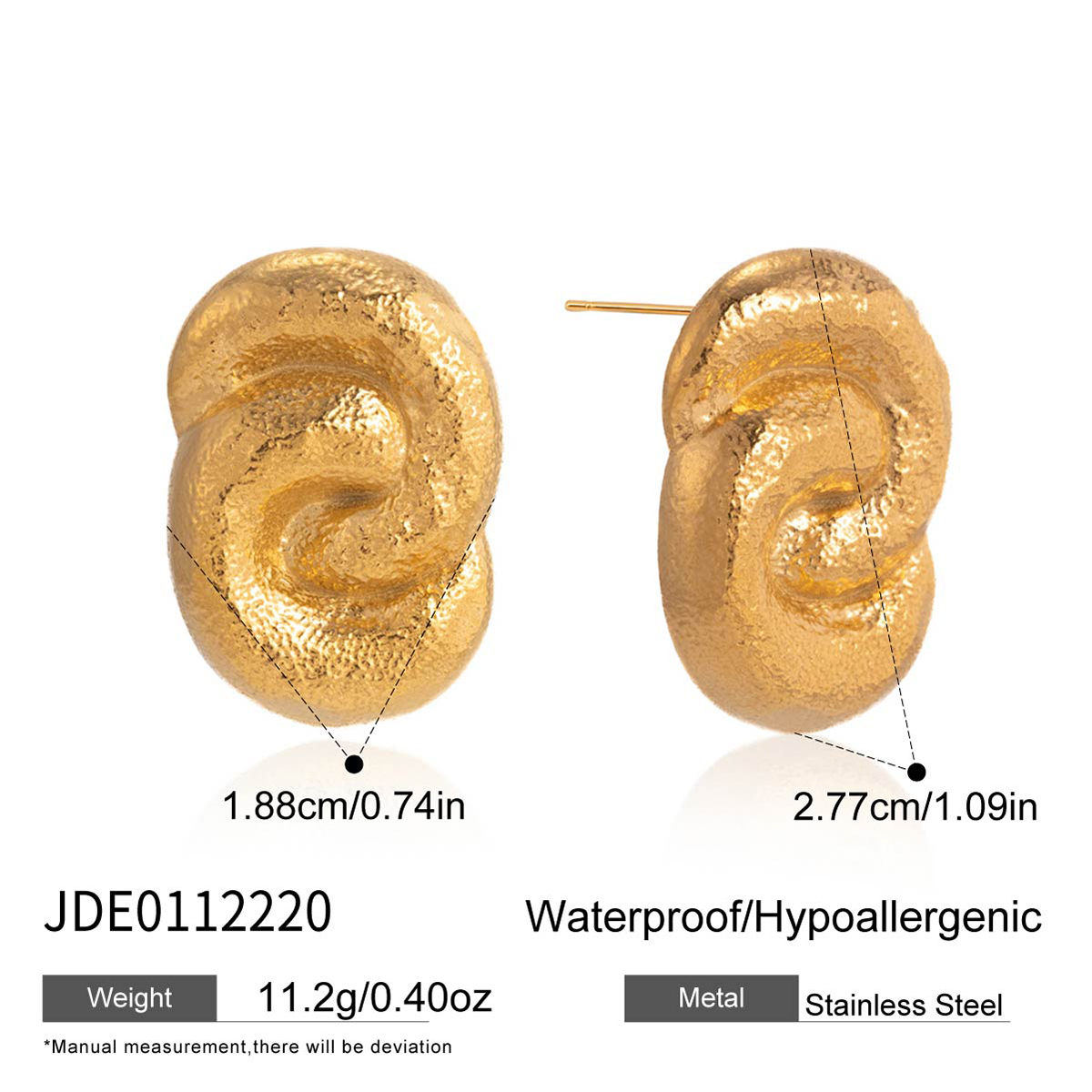 18k Gold JDE0112220