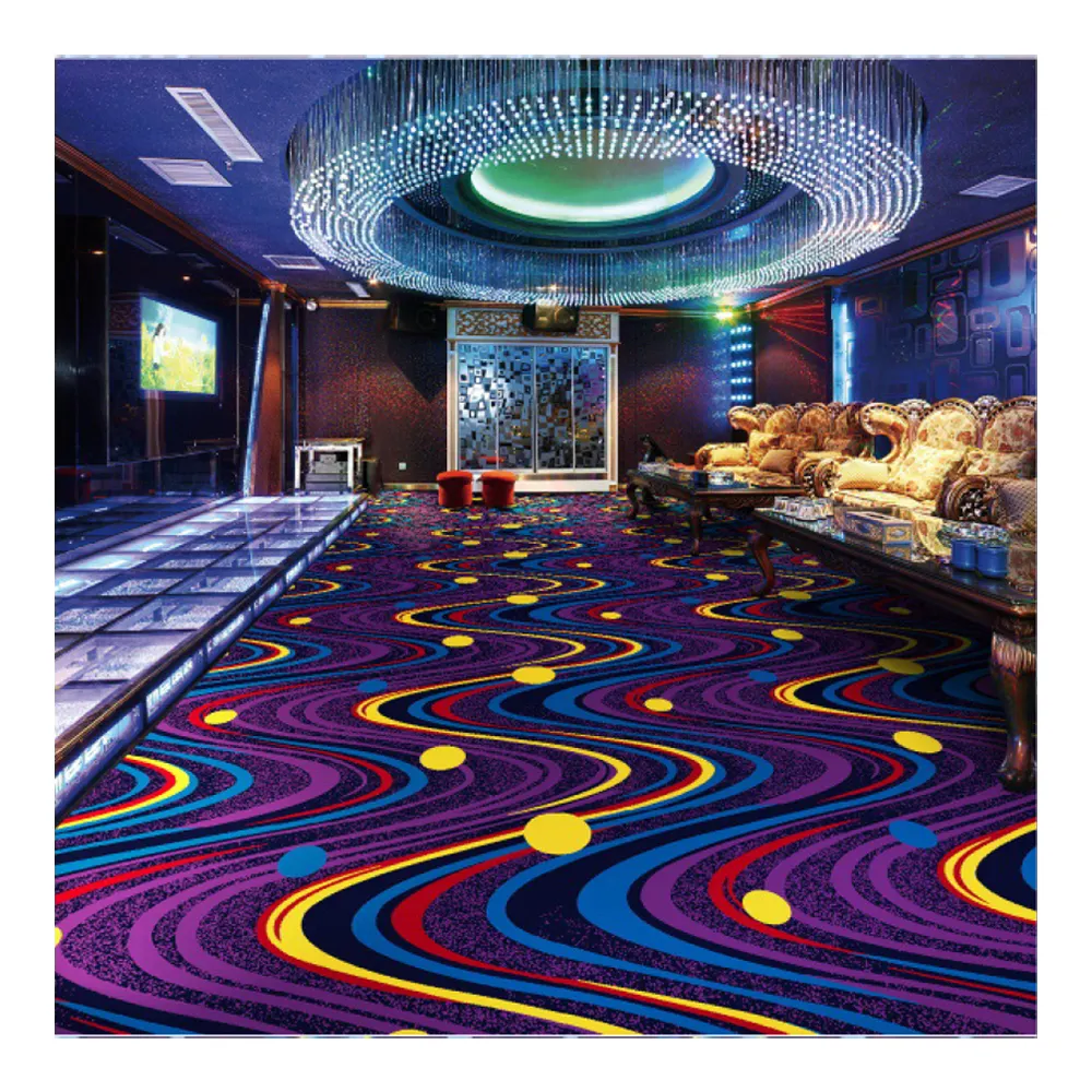 Commercial Machine Washable Polypropylene Wilton Carpet ,New Design Wall to Wall Nylon Printed Carpet