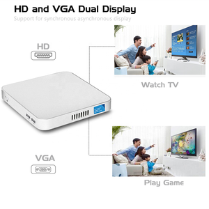 スリムシルバーミニPCパソコンパソコンIn-tel Core I5 7200U Computadoras De Escritorio Bilgisayar HTPC NUC - Product Image 5
