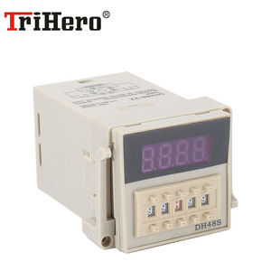 DH48S 1Z 2Z Temporizador digital Relé de tiempo SPDT y DPDT 8 pines AC220V 380V DC24V 12V Relé de 8 pines de protección sellado en miniatura - Product Image 1