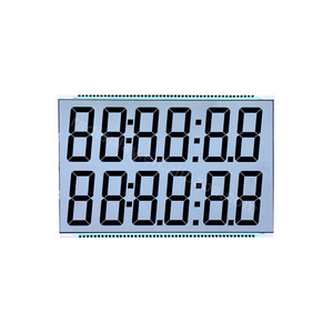 Display lcd monocromatico personalizzato di alta qualità a 7 segmenti a 6 cifre a 70 pin per distributore di carburante della stazione di servizio - Product Image 6