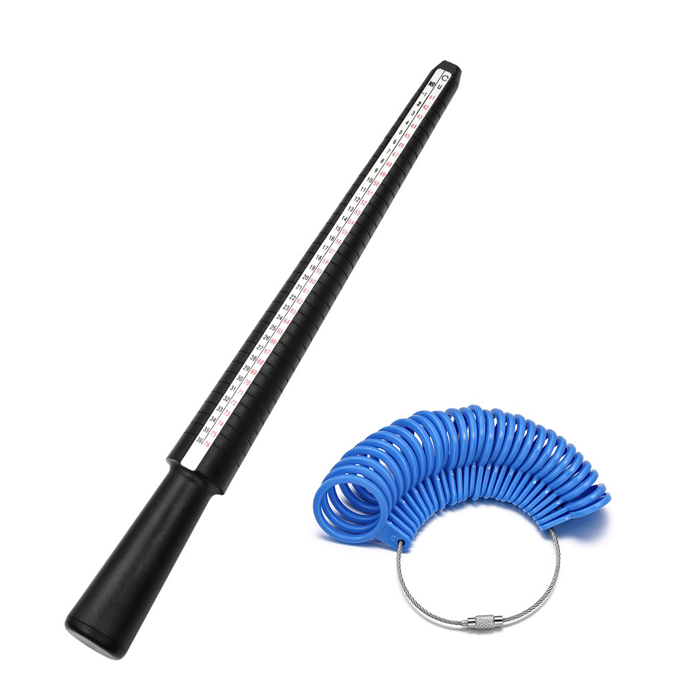 Measuring rod measuring ring blue