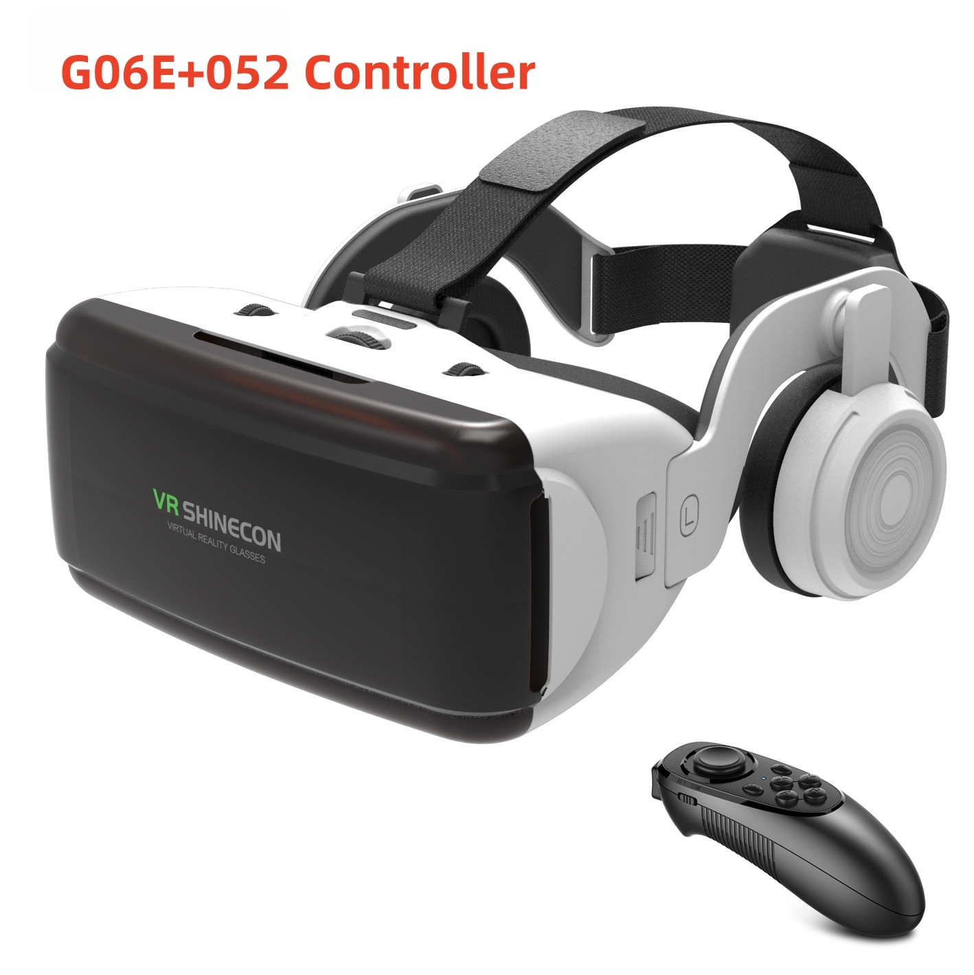 Version casque Blackwhite VR G06E + contrôleur 052