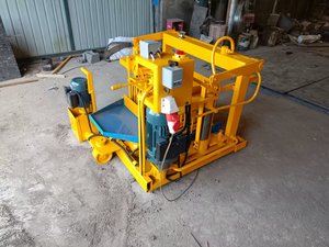 Tijolo cimento móvel automático fazendo máquinas manual máquina oca de moldagem de tijolos para uso doméstico processamento linha produção tijolos