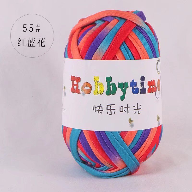 55 fleurs rouges et bleues