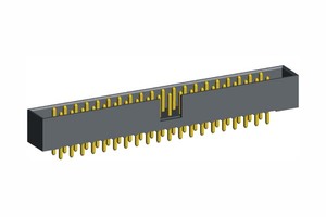 50 פין זווית ישרת זכר מעוטף PCB IDC שקע תיבת כותרת מחבר חשמלי עבור מכוניות - Product Image 2