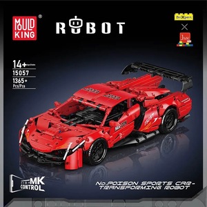 Форма король 15057 яд спортивный гоночный автомобиль робот-трансформер Конструктор набор кирпичных игрушек модель для мальчиков - Product Image 2