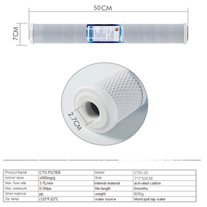 1ไมครอน20นิ้ว Pp กรองฝ้าย Pp ตลับกรองตะกอน Pp ละลายเป่าตลับกรองเครื่อง - Product Image 6