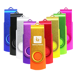 Unidad de memoria usb de 512 mb giratoria min, pen drive de marca privada, colores populares, promoción - Product Image 5