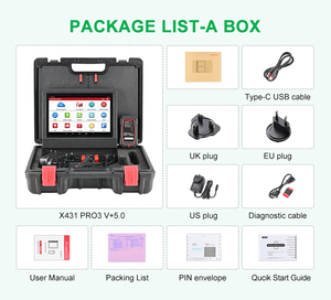 เปิดตัวเครื่องมือวินิจฉัยระบบเต็มรูปแบบบลูทูธ Wi-Fi X431 V + V5.0 10.1นิ้วพร้อม dbscar VII - Product Image 6
