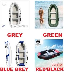 Bateau avec accessoires de luxe