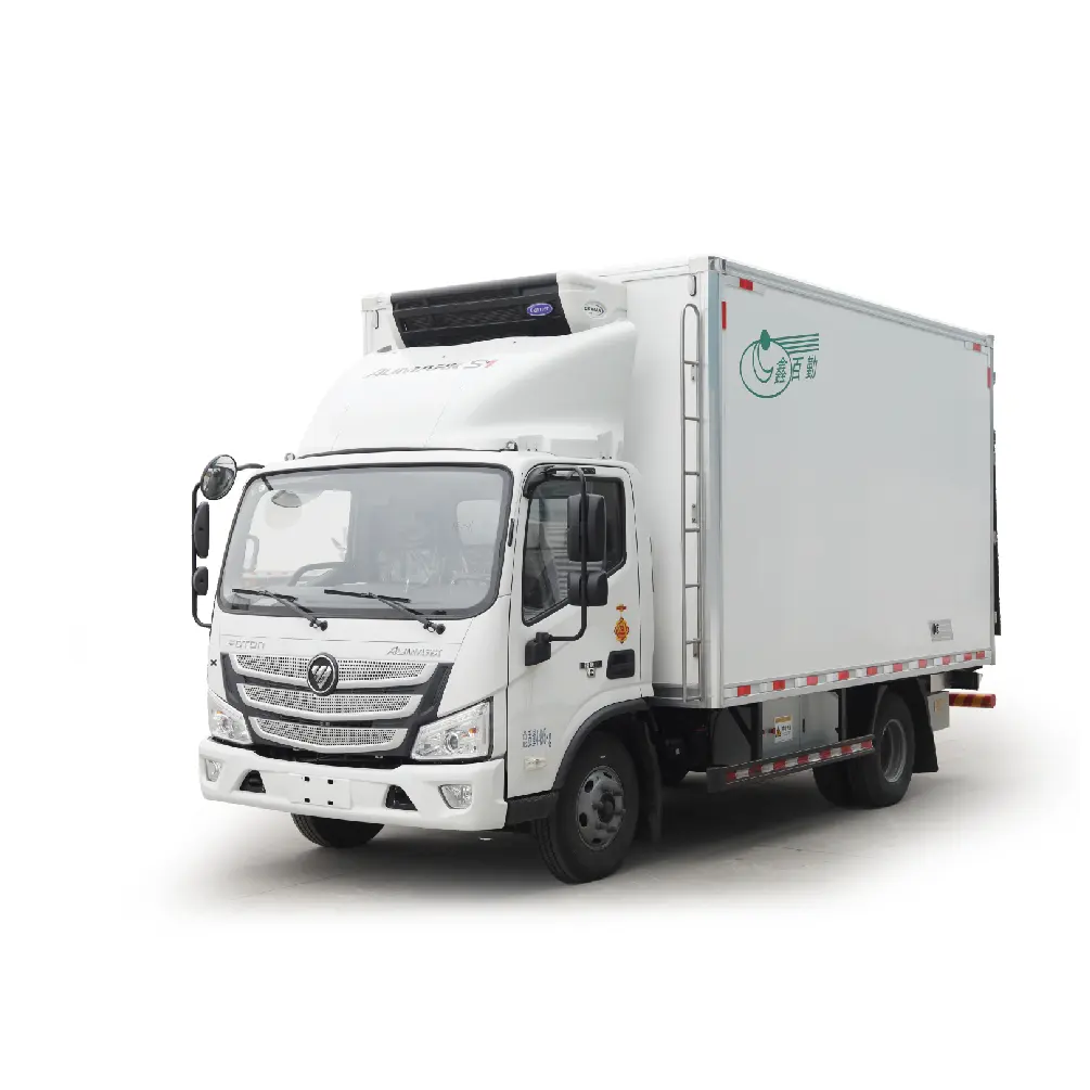Foton 4x2 1 Ton Freezer Box Truck Cooling Van Auto-picking Refrigerator Truck
