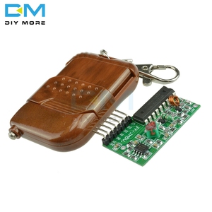 1Set IC 2262/2272 Vier Wege 4 CH Key Wireless Remote Control Kit 315MHz 433MHz ASK Decodierung empfänger platine Für Arduino 5V/12V