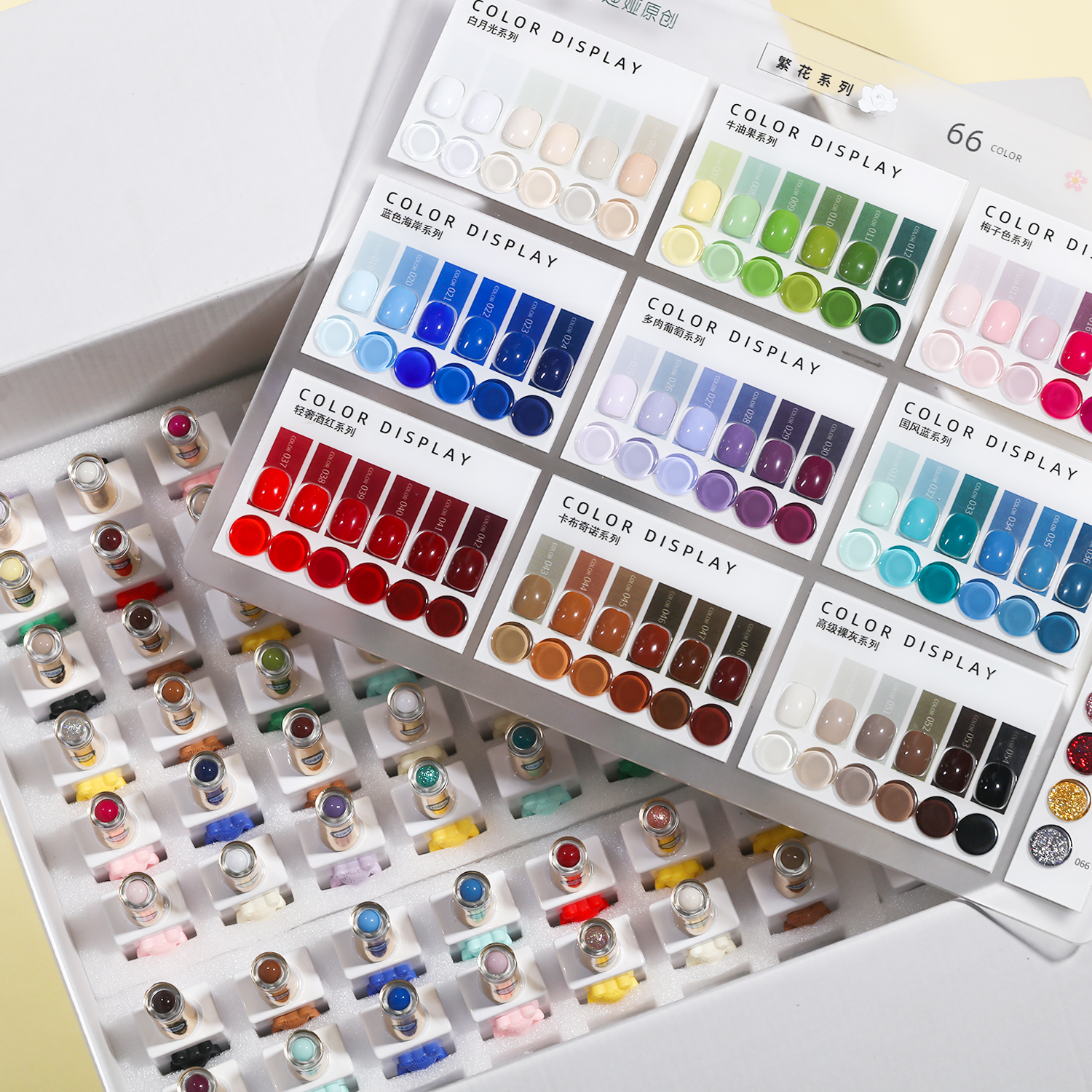 hot selling 66 colors uv gel set
