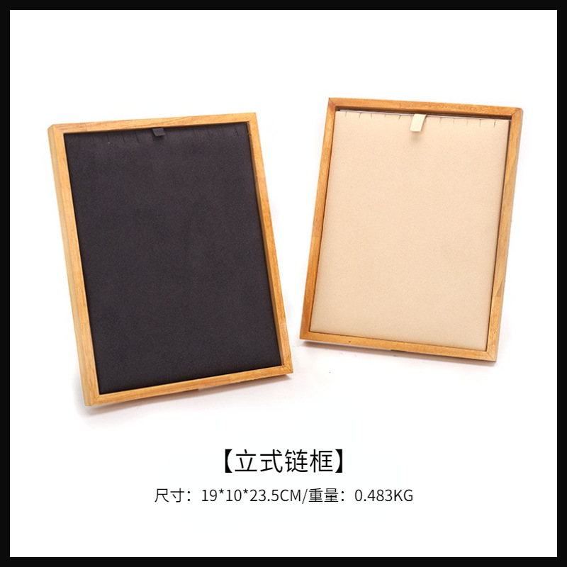 Standing necklace frame