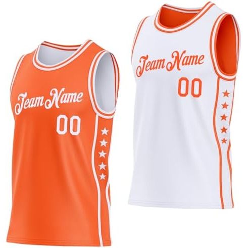 Orange et blanc