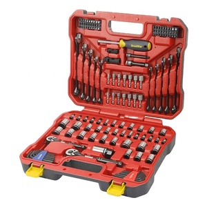 売れ筋高品質CR-Vスチールツールキット145PCツールキットメカニックツールキットソケットセット (SAE & メートル法) - Product Image 1