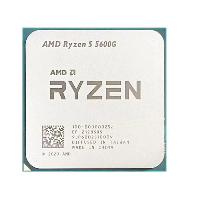 Processeur AMD Ryzen 5 5600G 3.9GHz 6 cœurs 16 fils pc gamer ryzen 5 5600g 5700x 7950x 5900x plateau de processeur ou en boîte