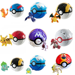 Hot Selling Good Quality Poke Ball 7cm Game Ball Inside Figure Toy <strong>Pokeball</strong> Pokemoned Action Figure