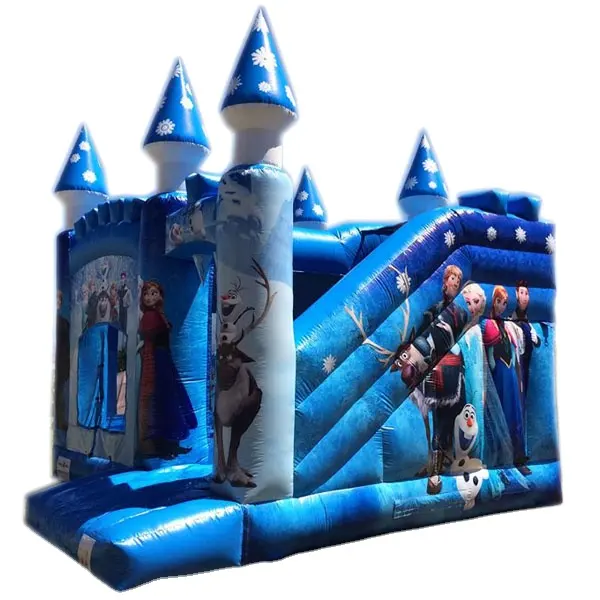 Fabbrica direttamente 0.55 millimetri PVC principessa castello gonfiabile con scivolo/bambini buttafuori