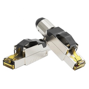 Linkwylan 10g Cat6A Toolless เชื่อมต่อ RJ45ปลั๊กอีเธอร์เน็ตที่มีการป้องกันด้วยการเชื่อมต่อที่ไม่ต้องใช้เครื่องมือนำมาใช้ใหม่ - Product Image 5