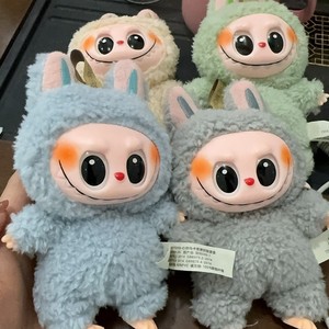 Labubu พวงกุญแจตุ๊กตา1.0 2.0, พวงกุญแจคุณภาพสูง popmart Macaron labubu กล่องปริศนามอนสเตอร์ของเล่นตุ๊กตากล่องปริศนาดั้งเดิม - Product Image 2