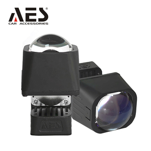 AES MIni boyut 1.5 inç 30W 6000K matris Bi led projektör Lens düz kesim ile - Product Image 1