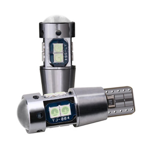 ไฟป้ายทะเบียน LED 10SMD T10ใหม่12V 6000K อุณหภูมิสี CANbus ถอดรหัส CANbus อ่านสูงอุปกรณ์ตกแต่งภายในรถยนต์ - Product Image 4