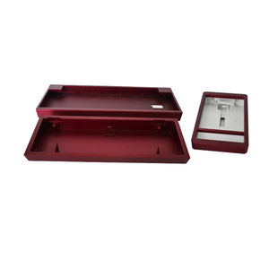 Cnc Tastatur Prototyp Rot Eloxieren Mechanische Aluminium Tastatur Fall Benutzer definiert Bester Preis Cnc Tastatur - Product Image 6